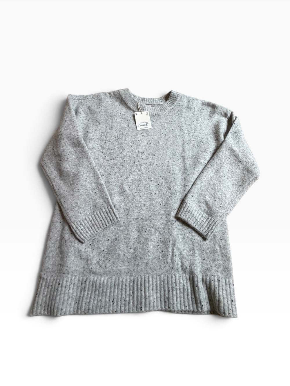 a.n.a Gray Nep Super Soft Crewneck Sweater Women’s Medium NWT